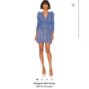 Sabina Musayev Morgana mini dress. Size small. Worn once